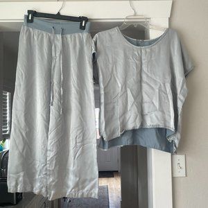 PJ Harlow blue pajama set